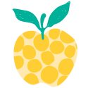 Decorative fruit icon
