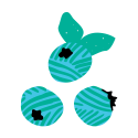 Decorative fruit icon