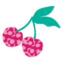 Decorative fruit icon
